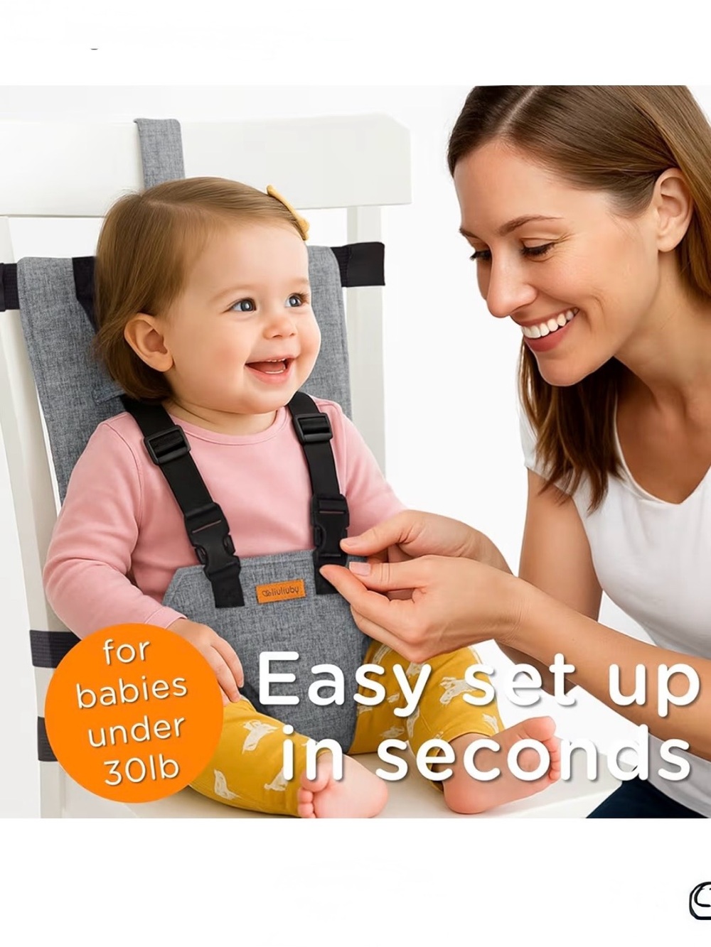Liuliuby Compact Travel High Chair • New in Package • For babies under 30lb - Picture 4 of 7